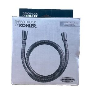 Kohler Hand Shower Hose Awaken 60" Smooth Polished Chrome 45982-CP New